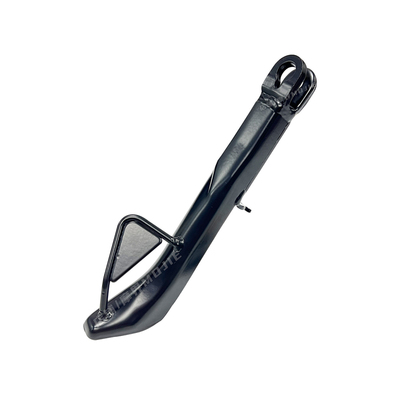 适配赛鸽电动车黑骑士E10脚撑架黑武士T280单撑偏边支撑脚架配件