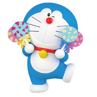 灵动创想哆啦A梦盲盒好好吃呀摆件公仔玩偶周边系列生日礼物女生