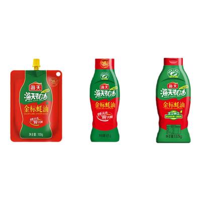 海天金标蚝油635g挤挤瓶厨房炒菜烧烤点蘸提鲜蚝汁调味品商用整箱