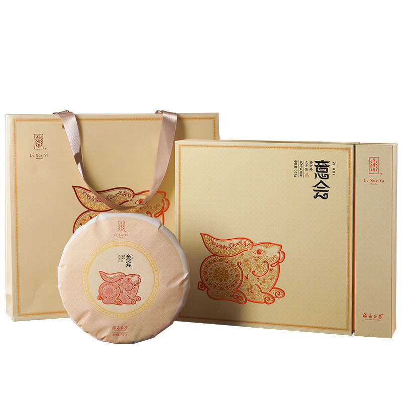 绿雪芽福鼎白茶9年陈老白茶礼盒