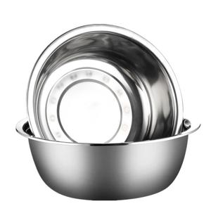 不锈钢盆洗菜盆家用厨房304食品级面盆脸盆大盆加厚商用盆子特大