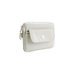 韩国iconic便携可挂实用多隔层硬币零钱包大容量旅行证件卡收纳包