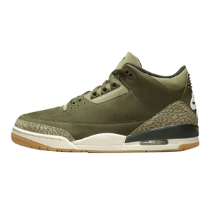Air Jordan 3橄榄绿AJ3 乔3 军绿 复古运动中帮篮球鞋DN3707-202