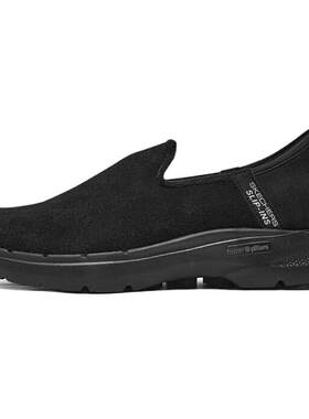 Skechers斯凯奇女鞋加绒织物牛剖层革 Slip-Ins闪穿科技舒适低帮
