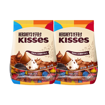 好时混合口味进口糖果500g×2袋