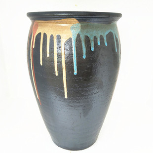 复古陶罐花盆大号紫砂土陶盆大口径吊兰带粗陶绿萝创意多肉花盆