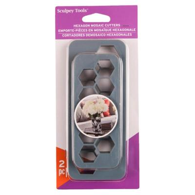 sculpey进口几何切割模板三角形六边形美国土premo软陶超轻粘土