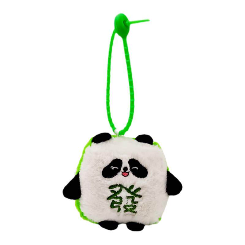 发财骰子毛绒玩偶公仔书包包挂件装饰精致汽车小钥匙链扣可爱卡通