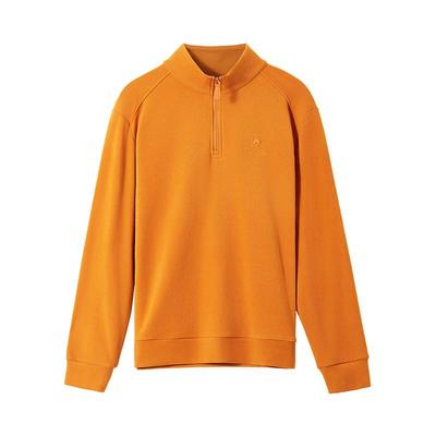 骆驼女装半拉链立领长袖2025新款冬季双面德绒保暖打底衫上衣男女