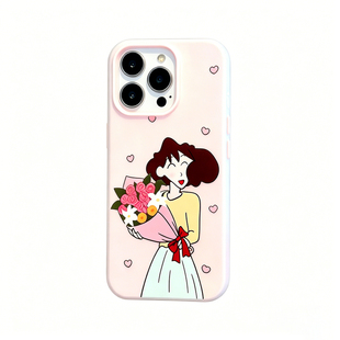 适用iPhone16/17promax肤感二合一广志美伢手机壳小米17/15新款华为pura80/70pro情侣vivos50个性reno14软壳