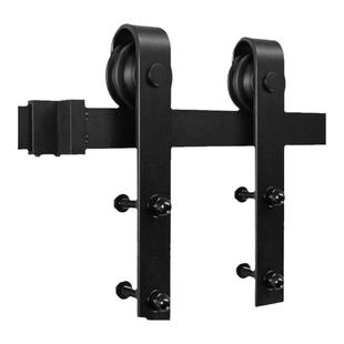 美式谷仓门吊轨推拉移门轨道全套五金配件厨房卫生间阳台厂家直销