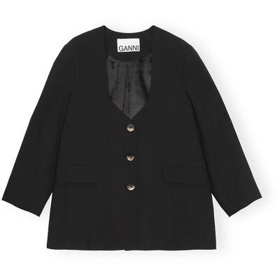 春夏廓形西装外套GANNI