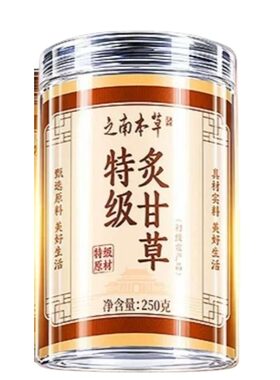 特级红皮炙甘草片润喉化痰咳