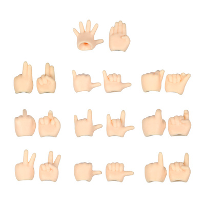 YMY素体通用替换手型手比耶握