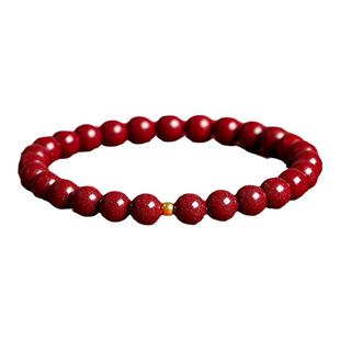 普陀山2026马年本命年朱砂手串正品官方旗舰店手链999足金珠礼物