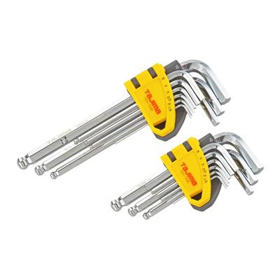 tajima日本田岛内六角扳手套装球头平头内六方公制精密加长扳手