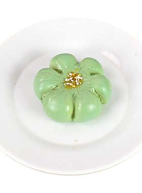 仿真桃花酥糕点食品模型摆件模具