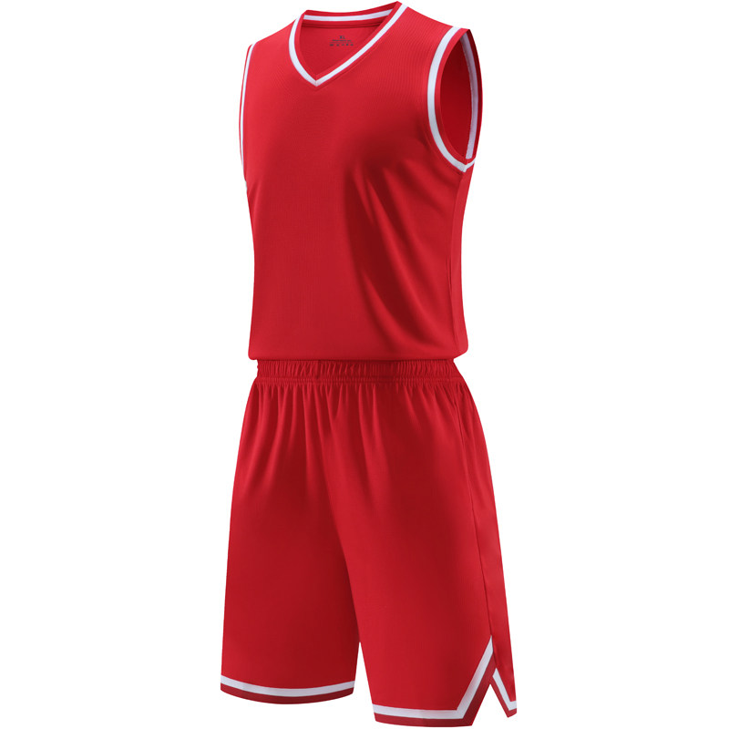 星团大学生定制印字篮球服全套