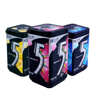 箭牌Five幻5绿箭弹立方无糖口香糖40g*6瓶清新口气8种果味