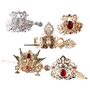 汉服发冠古装男士束发头饰男女发簪日常古风发饰摄影演出cos头冠