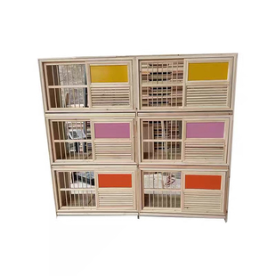 信鸽实木组合巢箱 种鸽繁殖笼鸽子孵化窝 防潮耐用可拆卸养殖专用