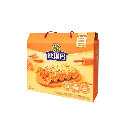 徐福记旗舰店沙琪玛礼箱1216g零食小吃休闲食品糕点官方正品礼盒