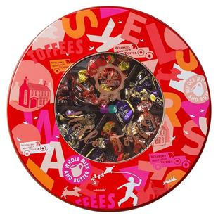 英国原装进口零食圣诞节糖果礼品Walkers沃尔克斯什锦太妃糖礼盒