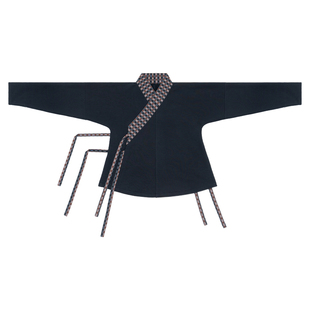 谜阿凰【炽夜行大襟衫】明制汉服上衣加厚秋冬热岩绒改良马面裙女