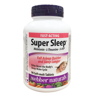2瓶减10元 加拿大直邮Webber伟博超级睡眠宝褪黑素无依赖90粒