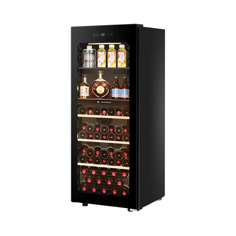 A海尔酒柜家用恒温恒湿150/196/378升冷藏冰吧客厅一体红酒饮料