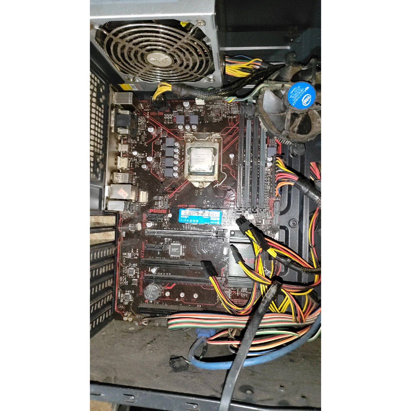 【议价-可维修】华硕B250主板，1151，支持6/7/8/9代CPU，四 /二