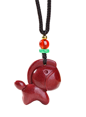 妙韵天然朱砂生肖马本命年吊坠