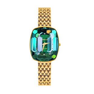 瑞士进口名牌女士手表女正品小绿表女式轻奢小众表生日礼物送女友