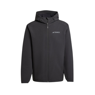 adidas阿迪达斯新款户外透湿保暖运动男子连帽夹克外套JV6233