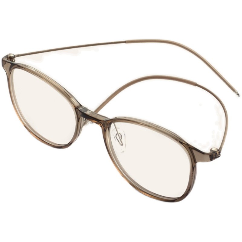 M10002超轻钛架眼镜圆脸素颜显白男女简约款防蓝光近视眼镜框可配