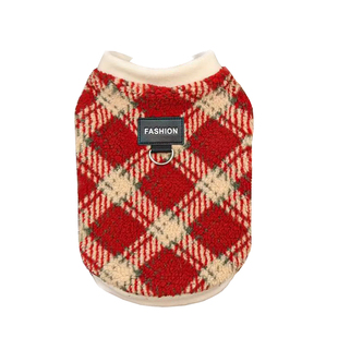 宠物狗狗衣服保暖背心秋冬款马甲柯基柴犬博美中型犬新年喜庆过年