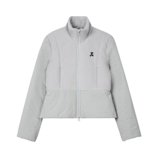 RestandRecreation官方2025秋冬RR摇粒绒拼接立领保暖厚外套男女