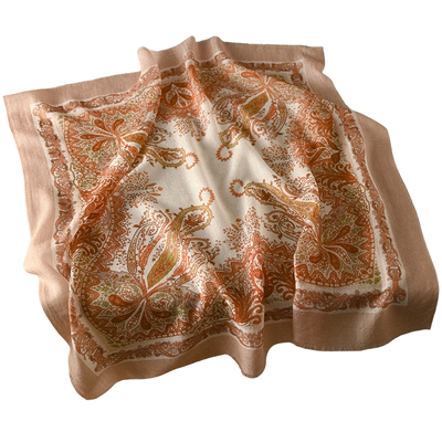 纯山羊绒围巾丝巾女款2025新款轻薄三角高端小方巾护颈高级感秋冬