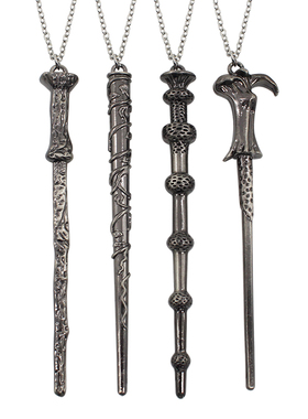 电影哈利波特周边复古魔杖男吊坠