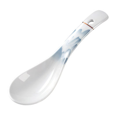 家用陶瓷长柄汤勺小调羹高档精致