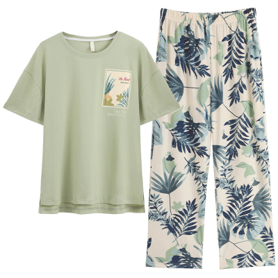 夏季纯棉睡衣新一步女