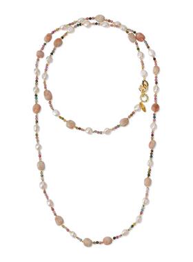 iKiCo Jewelry 2026夏季新款蔷薇海岸珍珠长项链女欧美简约风长链