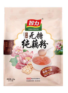 智力无糖纯藕粉420g原味添加杭州