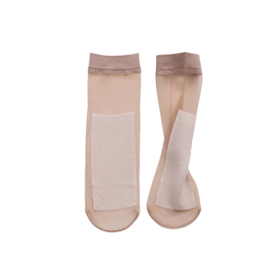 12双SK夏季0D短丝袜防滑珍珠棉底超薄性感脚尖透明肉色水晶丝短袜