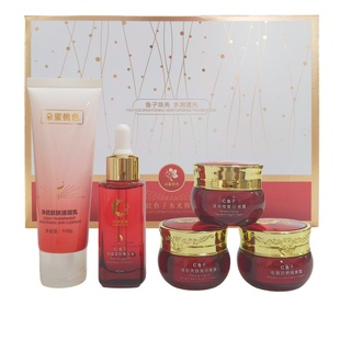 深海红鱼子修复日夜霜精华液靓肤夜霜晚霜日霜隔离朵蜜桃色护肤品