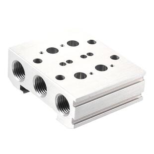 CKD型气动电磁阀汇流板M4GD2R-00-2安装底座M4GD1R阀组连接集装阀