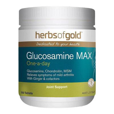 澳大利亚直邮Herbs Of Gold和丽康氨糖软骨素维骨力关节宝180粒