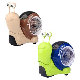 电动万向会跑动点头小蜗牛玩具男孩女孩儿童婴儿0一1岁益智2宝宝3