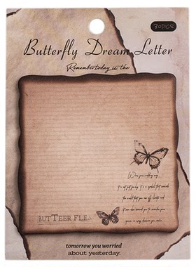 【烧边信笺便利贴】欧式复古便签本创意手账留言纸diy多功能便签贴纸ins风横线本礼物文艺做旧手账贴纸笔记本