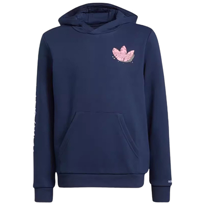 【自营】Adidas/阿迪达斯小童HOODIE春秋款卫衣/套头衫H22639连帽